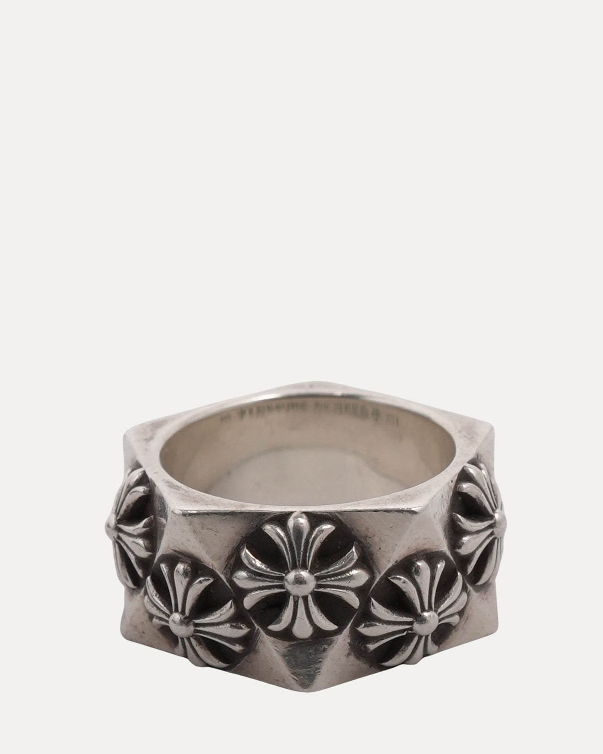 Plus Cross Pentagon Ring