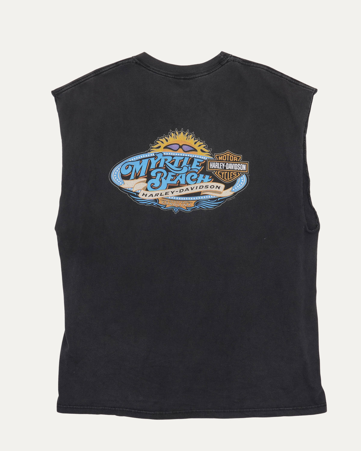 Harley Davidson Myrtle Beach Cut Off Tank Top