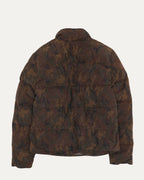 Monogram Camouflage Leather Stiff Puffer Jacket