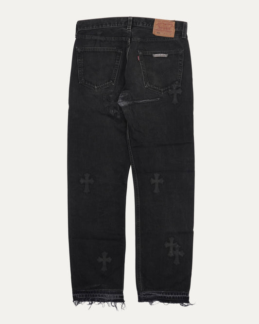 Levis 501 Cross Patch Jeans