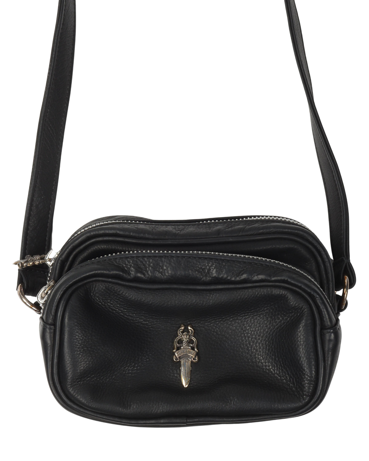 Black Leather Camera Bag