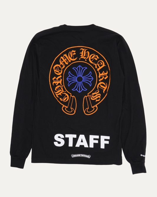 Staff Horseshoe Logo Long Sleeve Pocket T-shirt