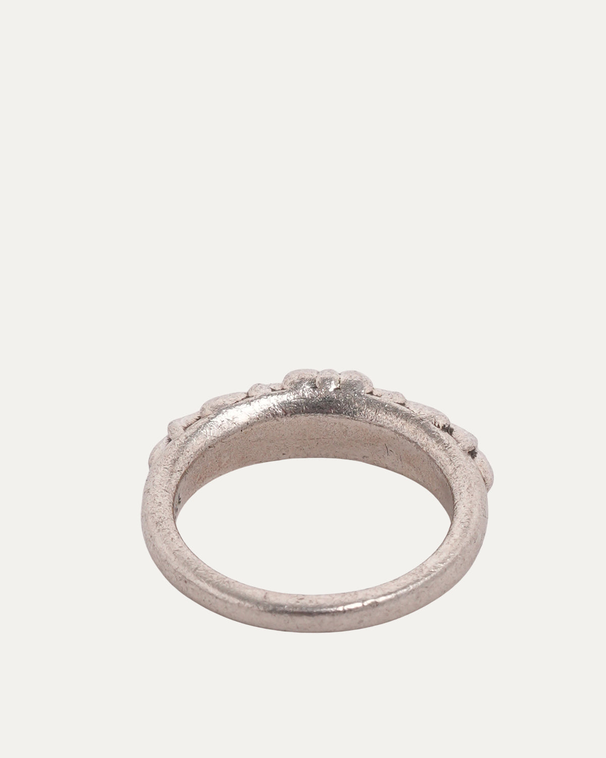 Mini Floral Cross Ring