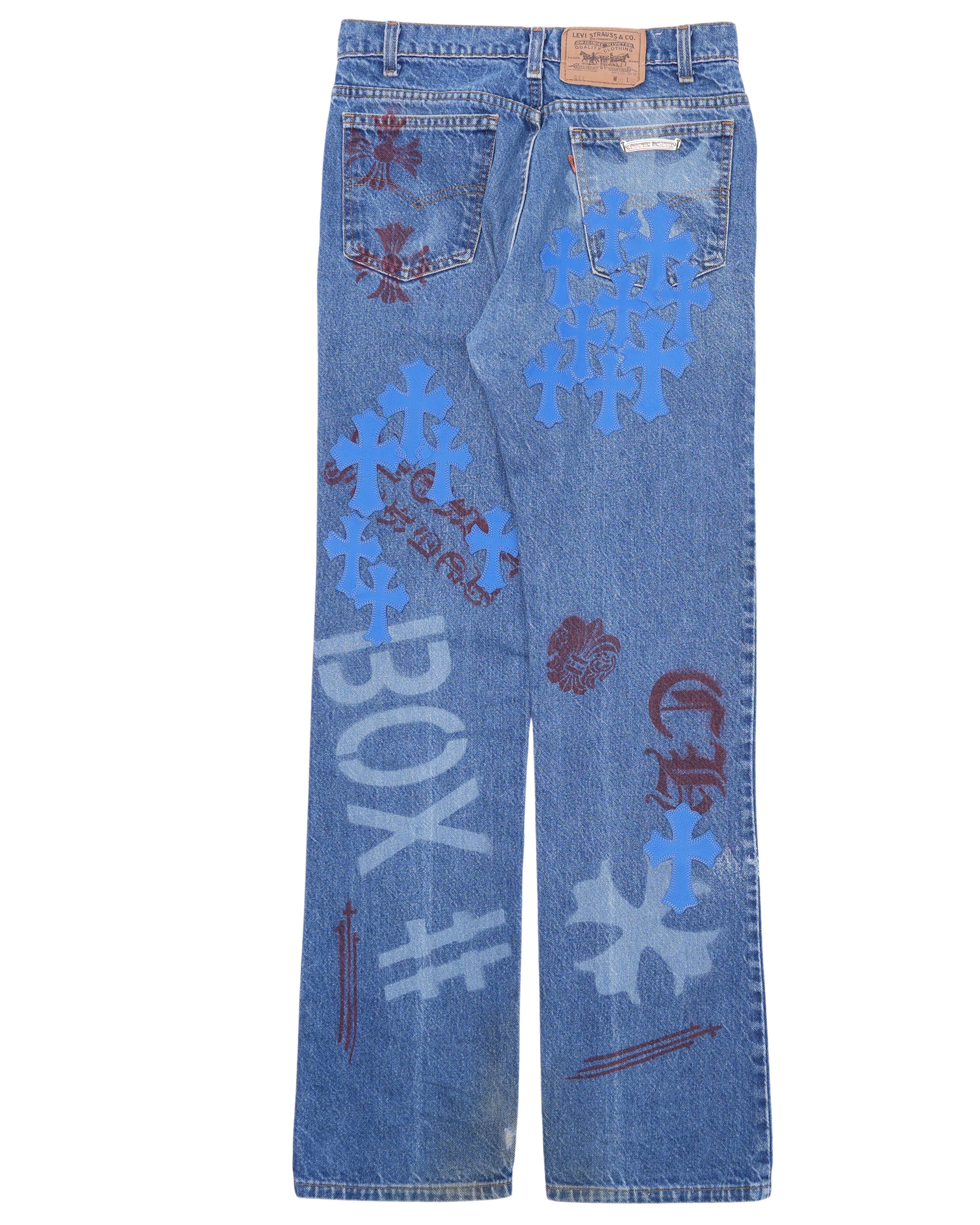 Levi's Stencil Cross Patch Jeans