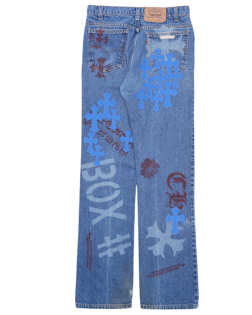 Levi's Stencil Cross Patch Jeans