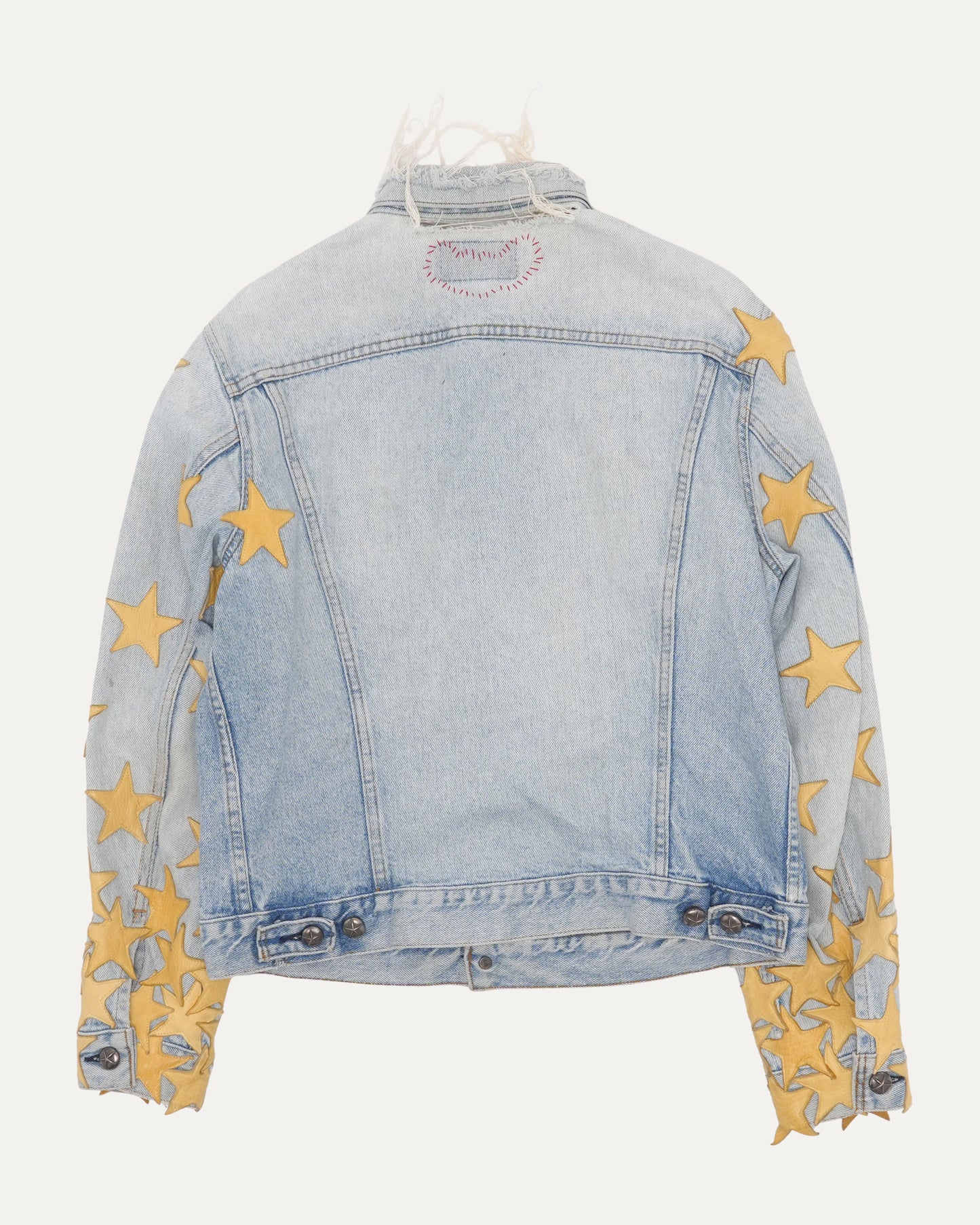 Star Patch Denim Trucker Jacket
