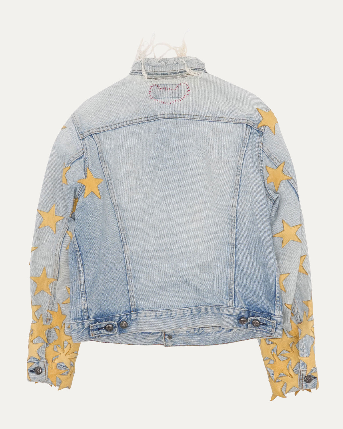 Star Patch Denim Trucker Jacket