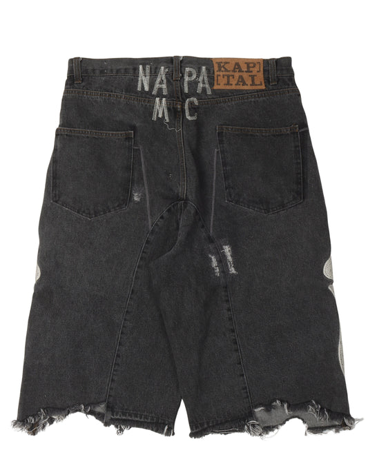OG Skeleton Denim Shorts