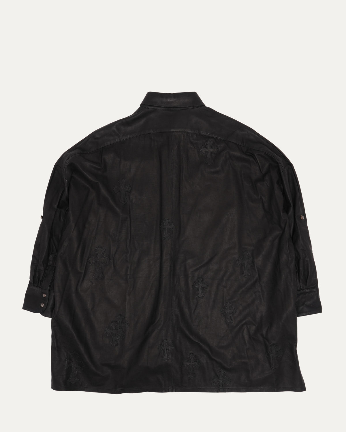 Cross Patch Leather Mahal Kita Shirt