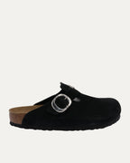Dagger Embellished Birkenstock Boston Suede Mule