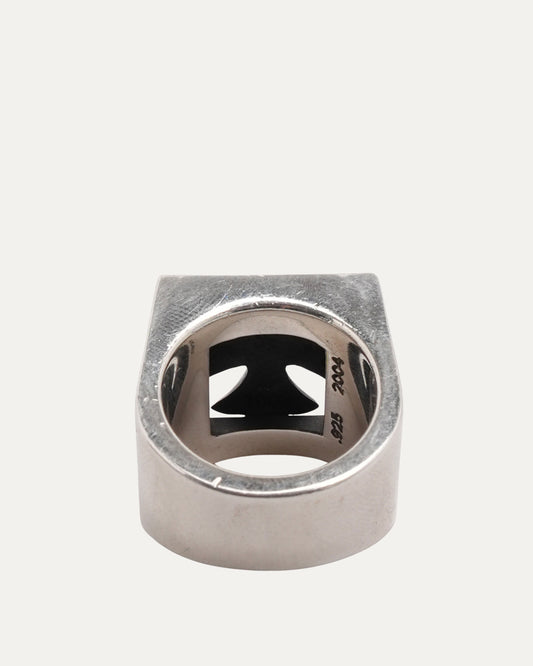 Framed Plus Cross Ring