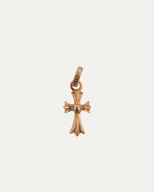 Gold Sapphire Baby Fat Pendant