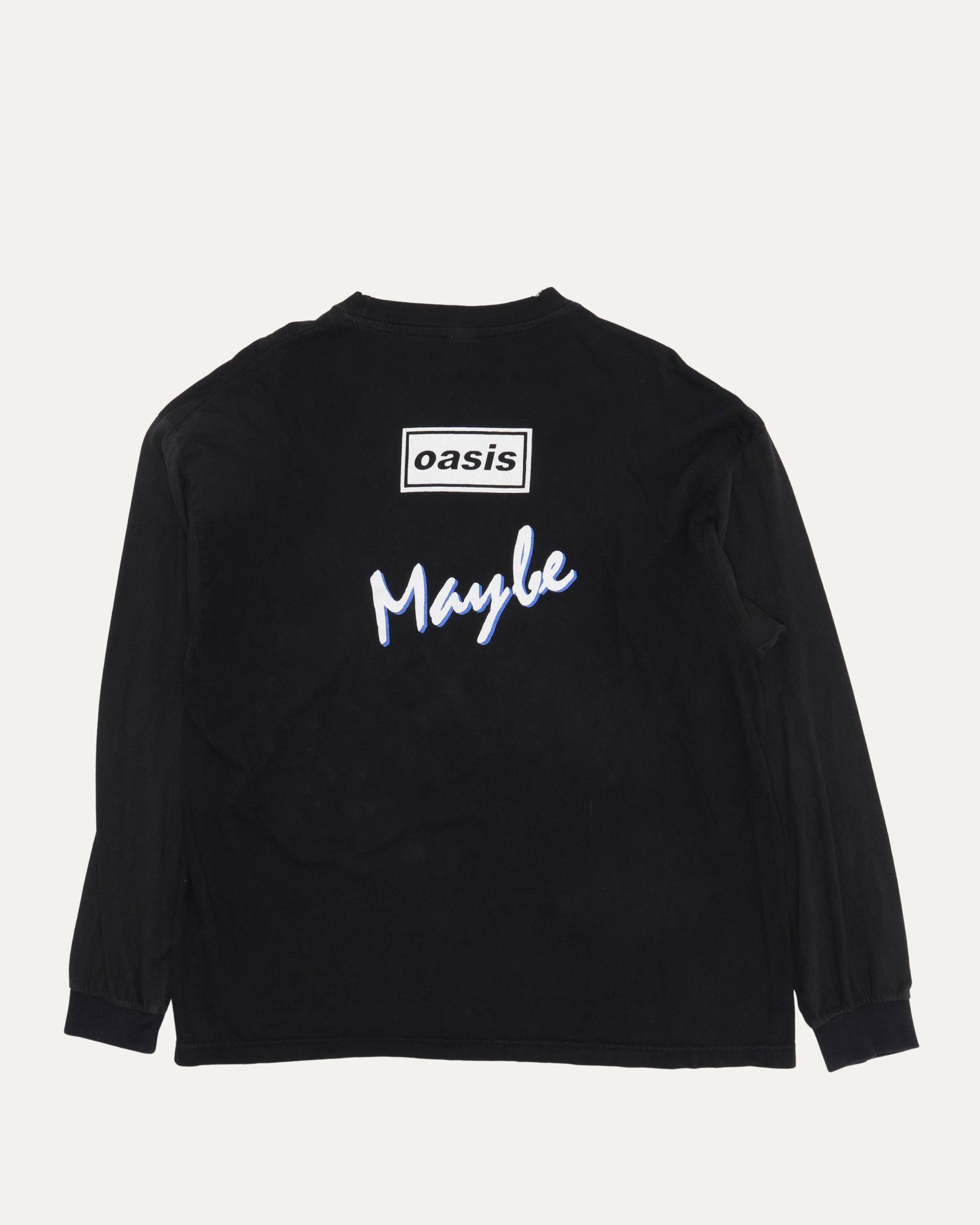 Oasis Definitely Maybe ロングスリーブTシャツ Vintage Oasis Definitely Maybe Long Sleeve T-Shirt – Justin Reed