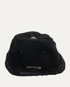 Suede Embroidered Vine Dagger Hat