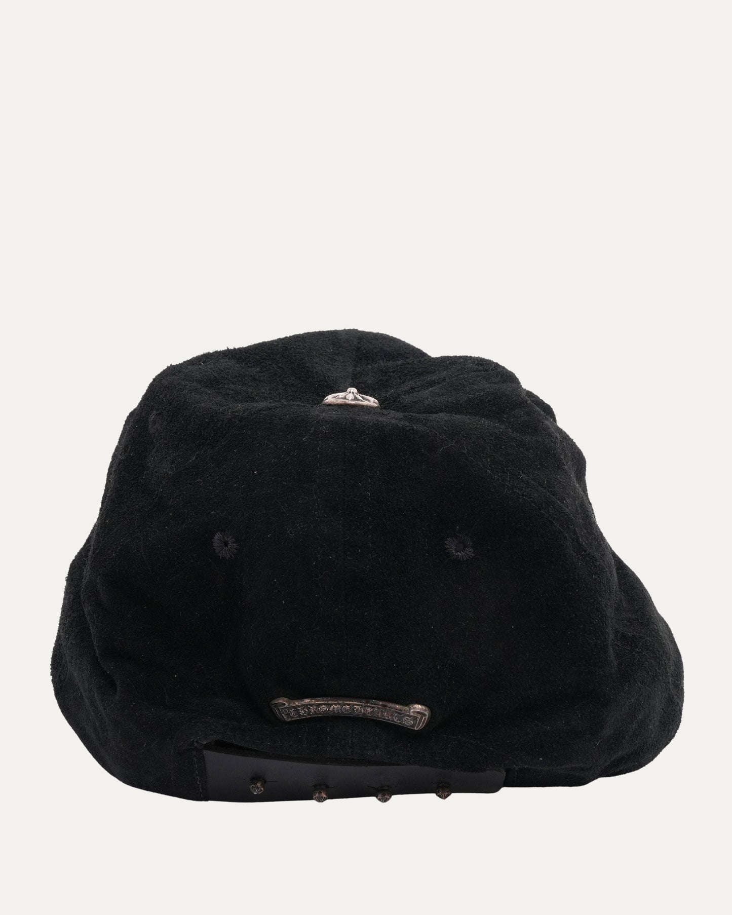 Suede Embroidered Vine Dagger Hat