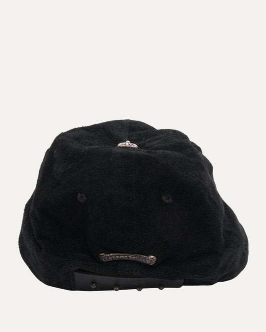Suede Embroidered Vine Dagger Hat