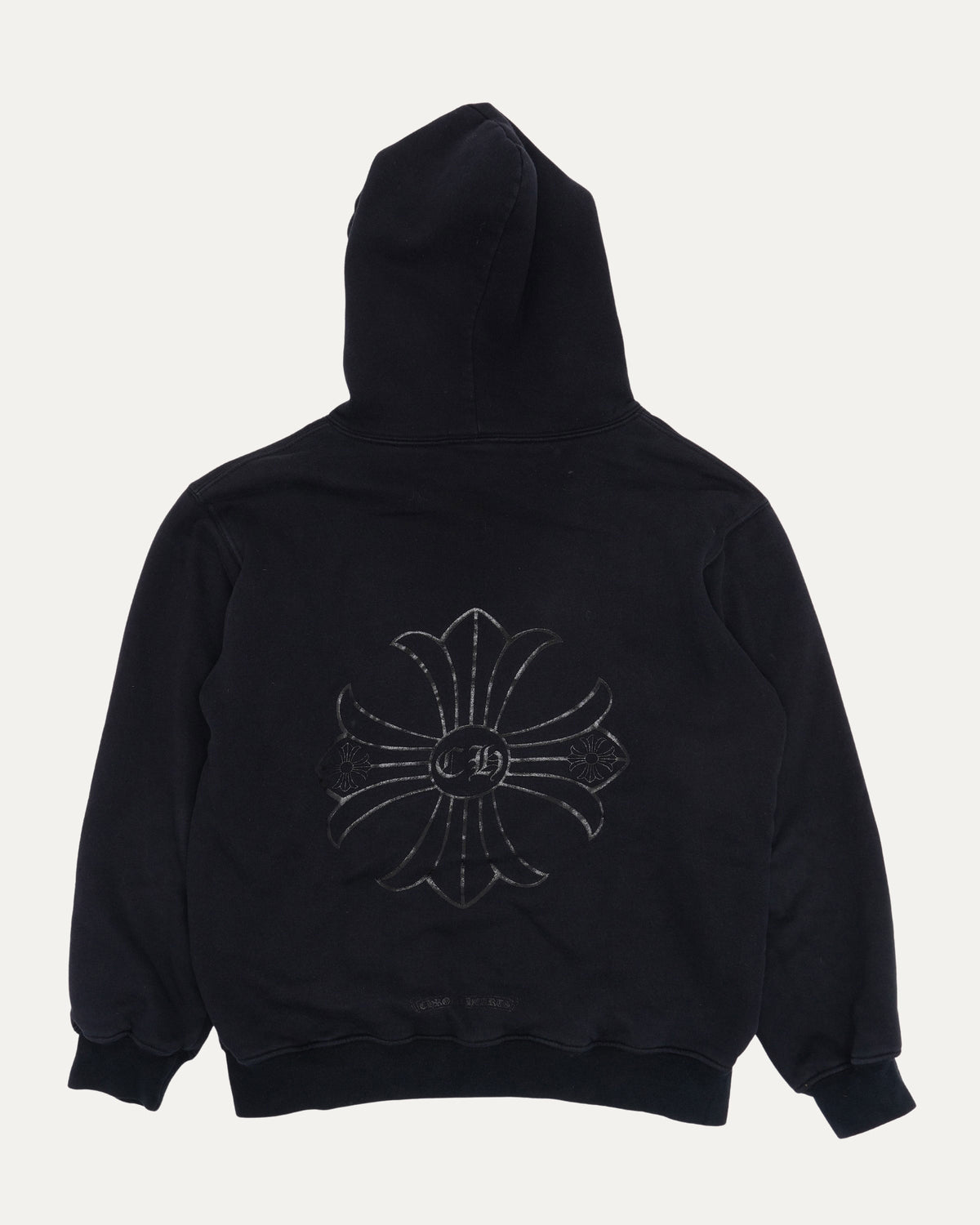 Vintage Tonal Plus Cross Thermal Lined Hoodie