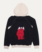 Bruno Bozzetto Applique Zip Up Hoodie