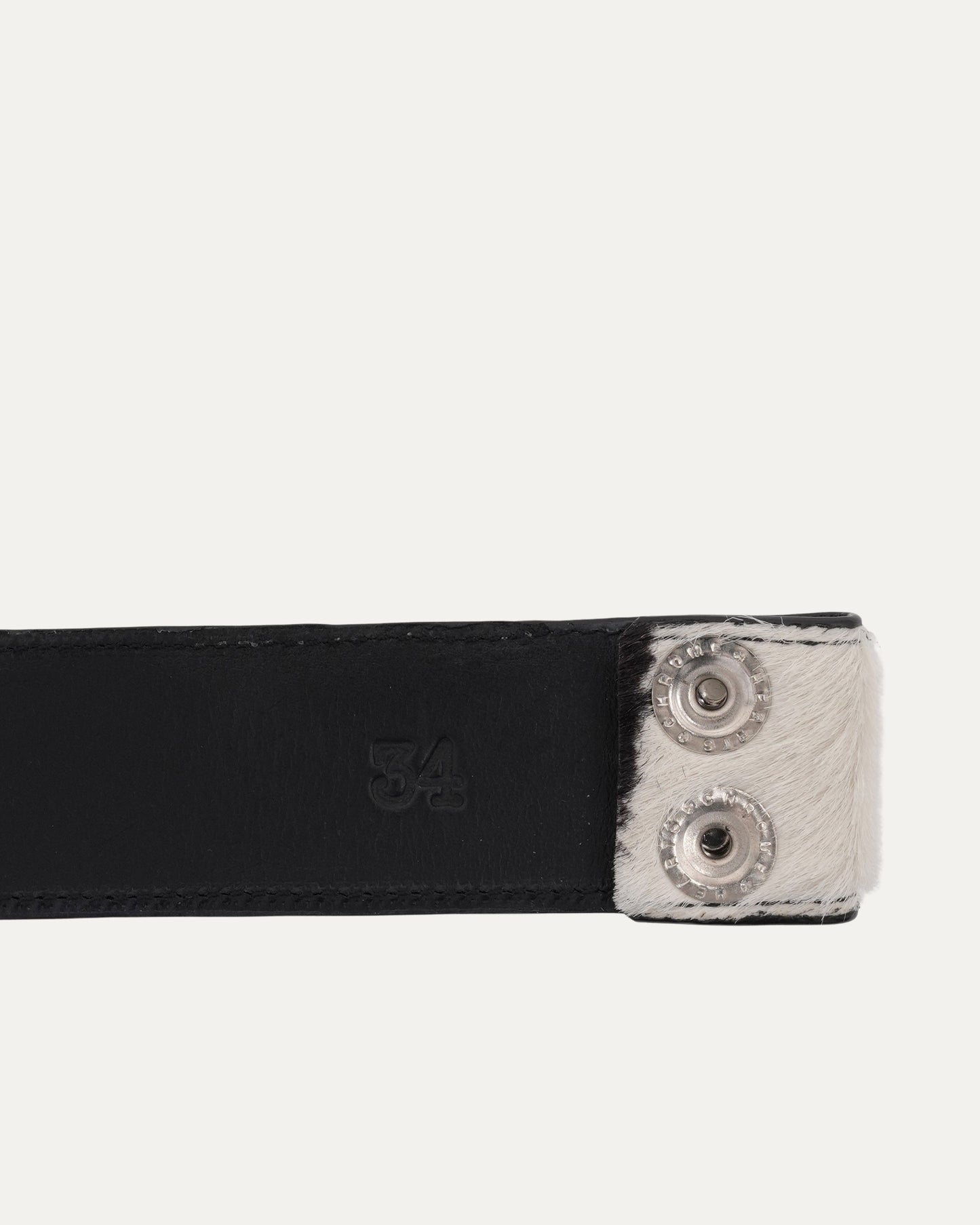 Cross Patch Pony Hair Destroyer Belt Strap