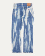Bleached and Distressed Jeans