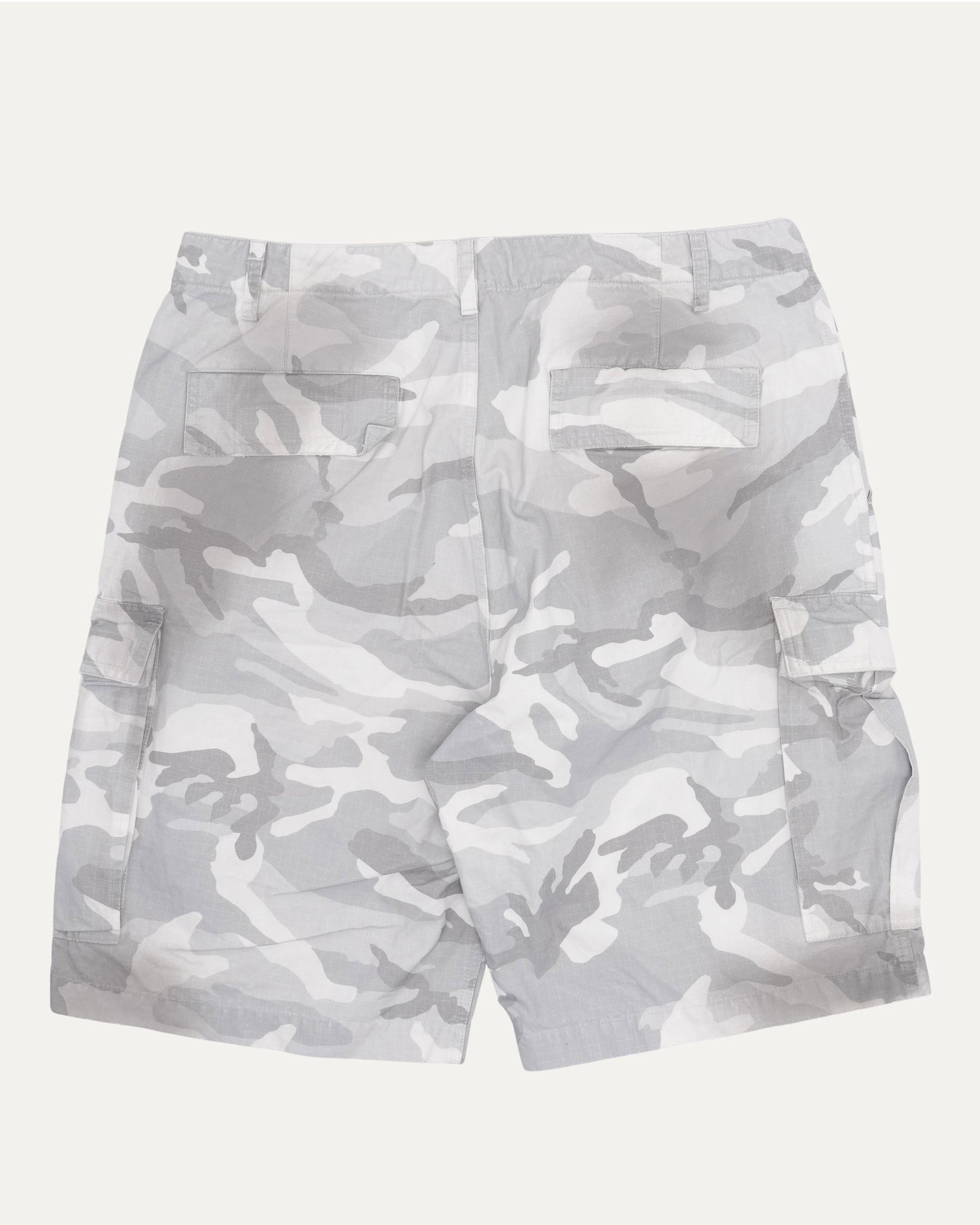 Snow Camo Cargo Shorts