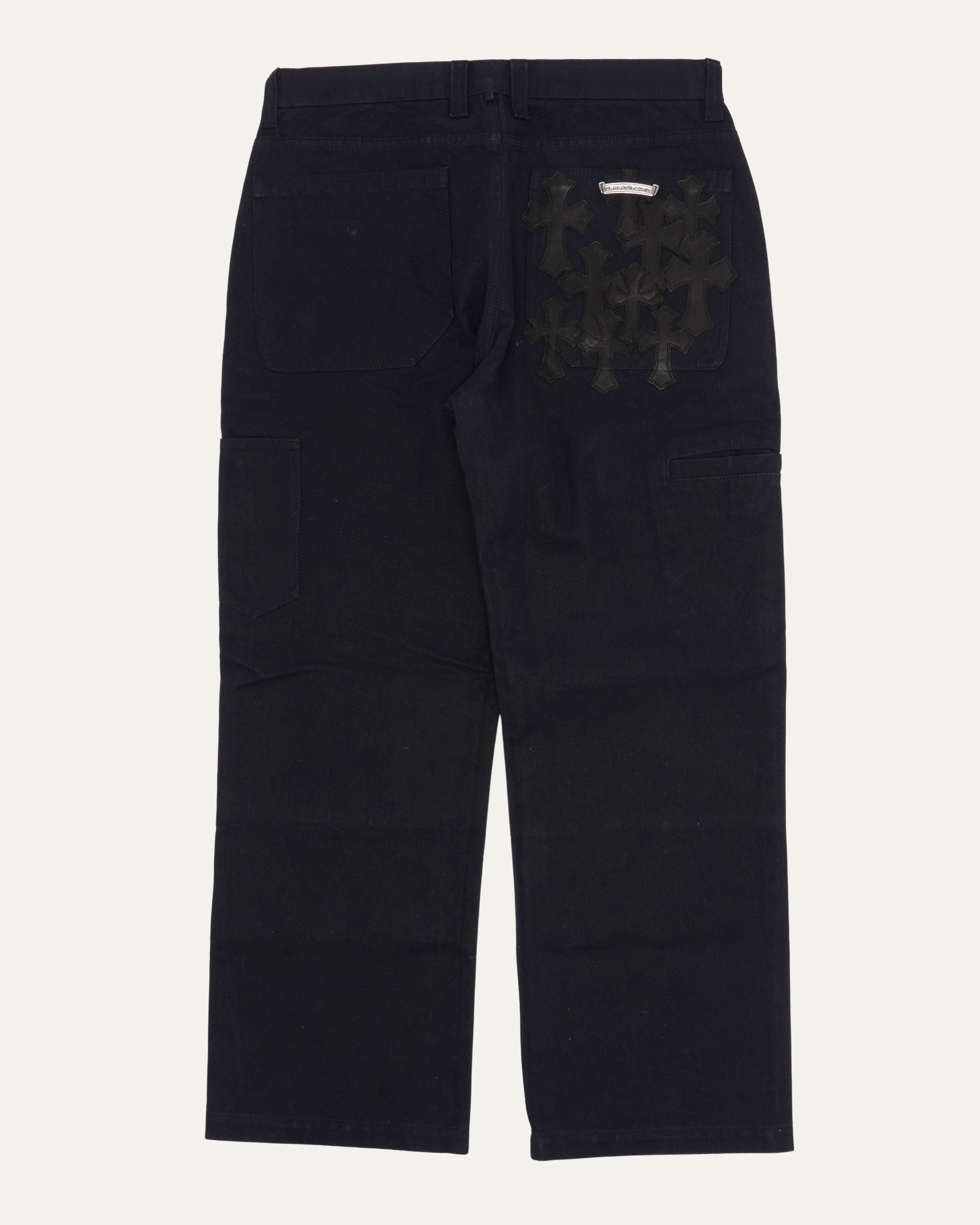 Chrome Hearts Cross Patch Double Knee Carpenter Pants – Justin Reed