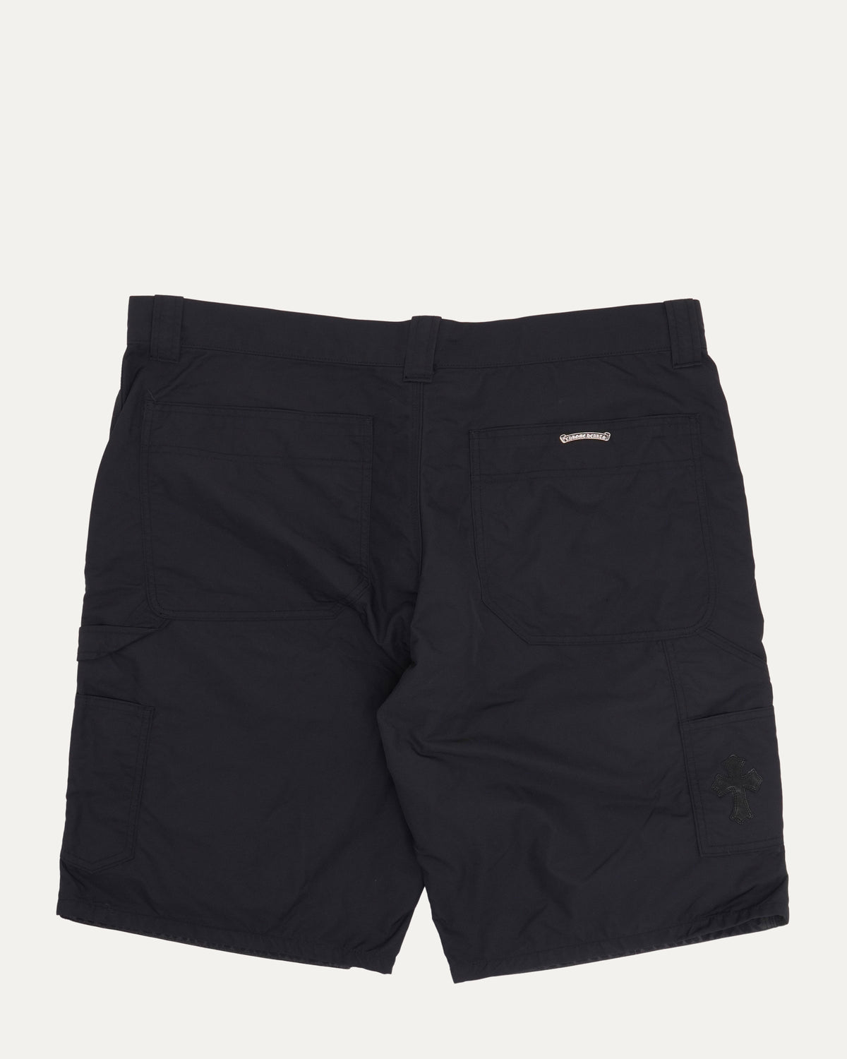 Nylon Leather Double Knee Carpenter Shorts