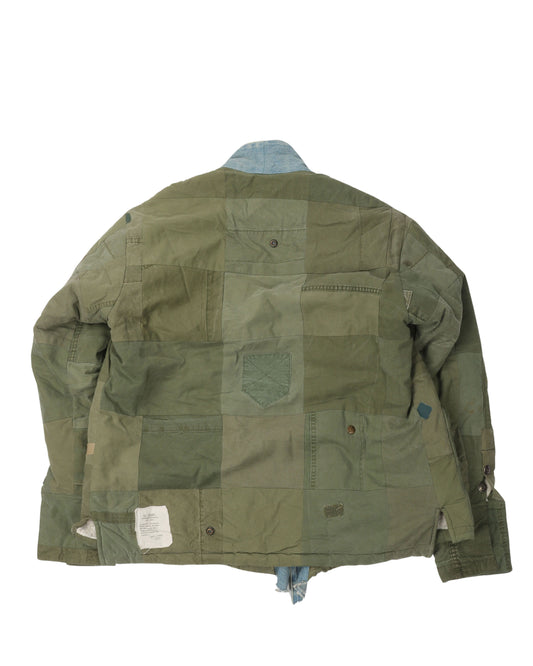 GL-Scraps Shearling Jungle Cardigan