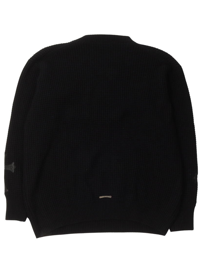 Cashmere Cross Patch Sweater