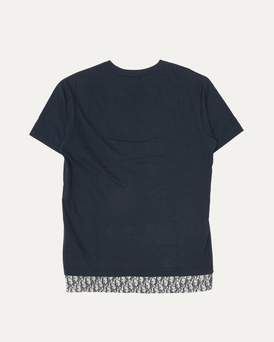 Oblique Jacquard Layered T-Shirt