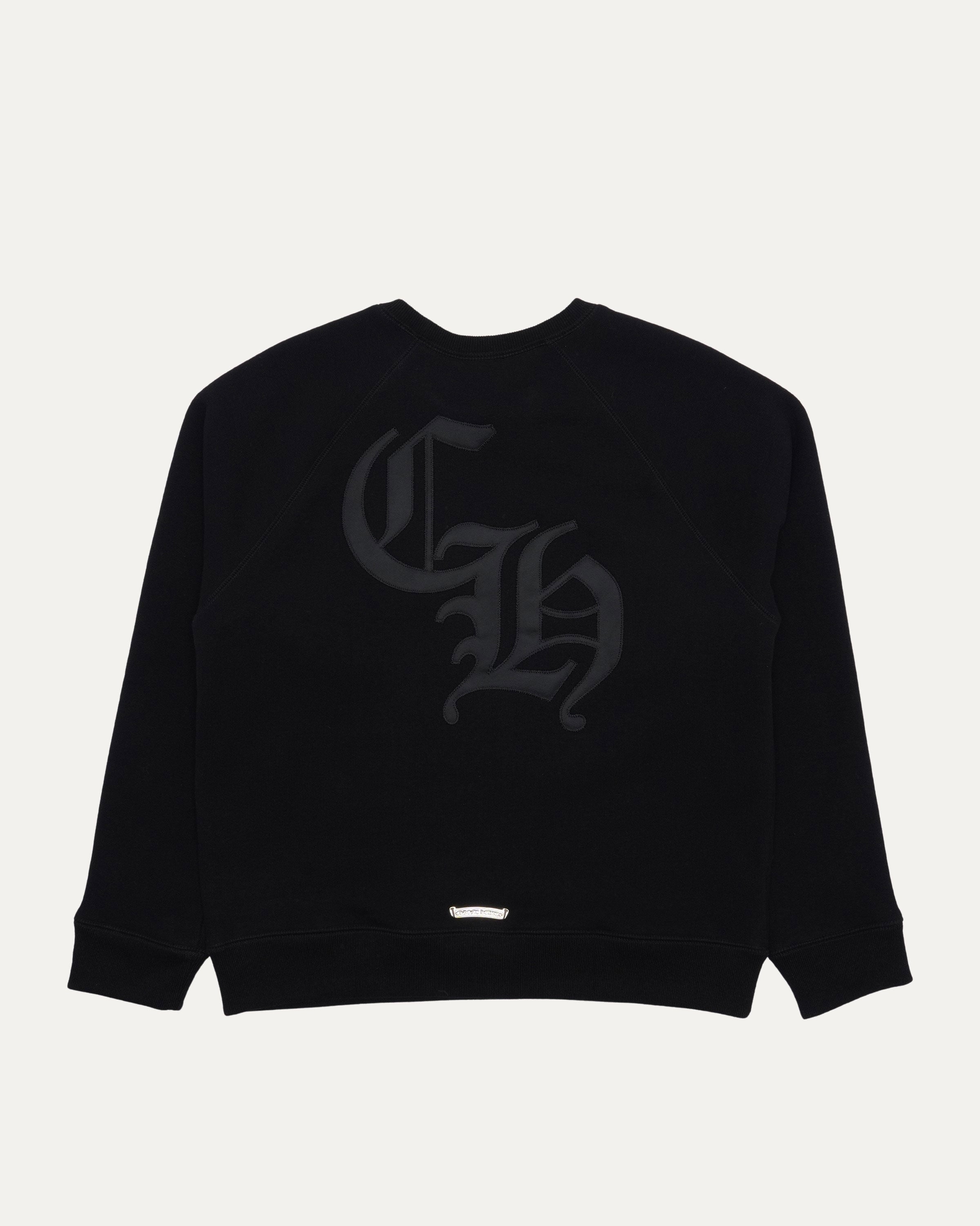 クロムハーツ★Cemetery Cross Seven-11 フーディー ブラック Chrome Hearts Cemetery Cross Seven-11 Crewneck Sweatshirt