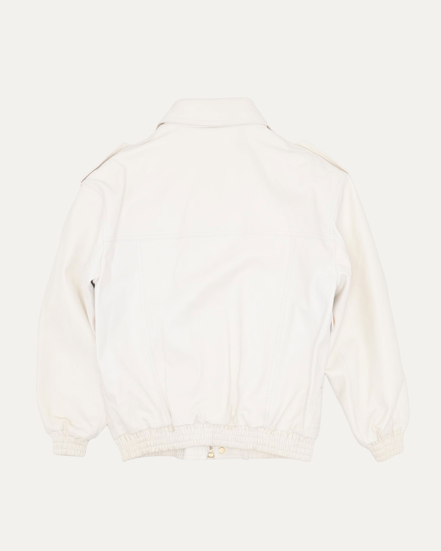 Leather Bomber Jacket