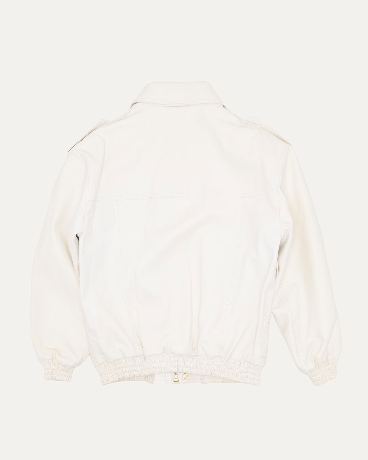 Leather Bomber Jacket