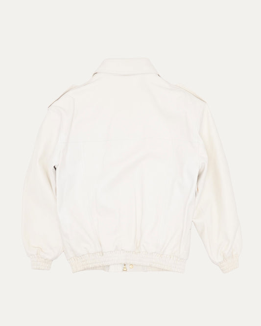 Leather Bomber Jacket