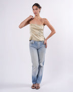 SS 2011 Pearl Print Top with Pearl Straps