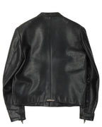 Cafe Racer Leather Jacket
