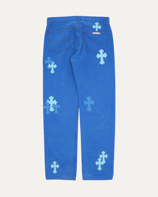 London Exclusive Cross Patch Levi's Jeans