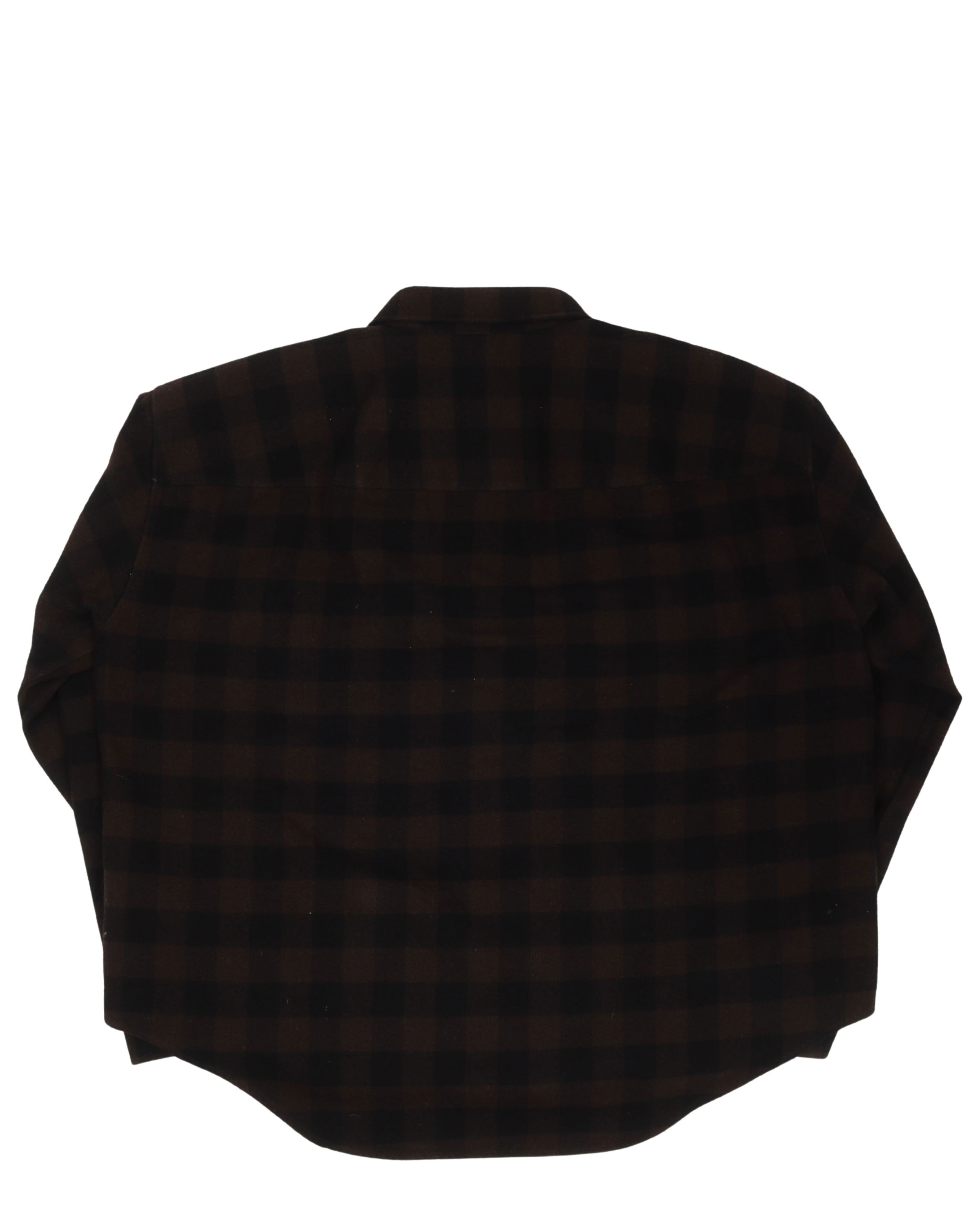 Padded Shoulder Flannel Shirt