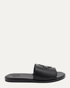 Cross Patch Leather Sandals