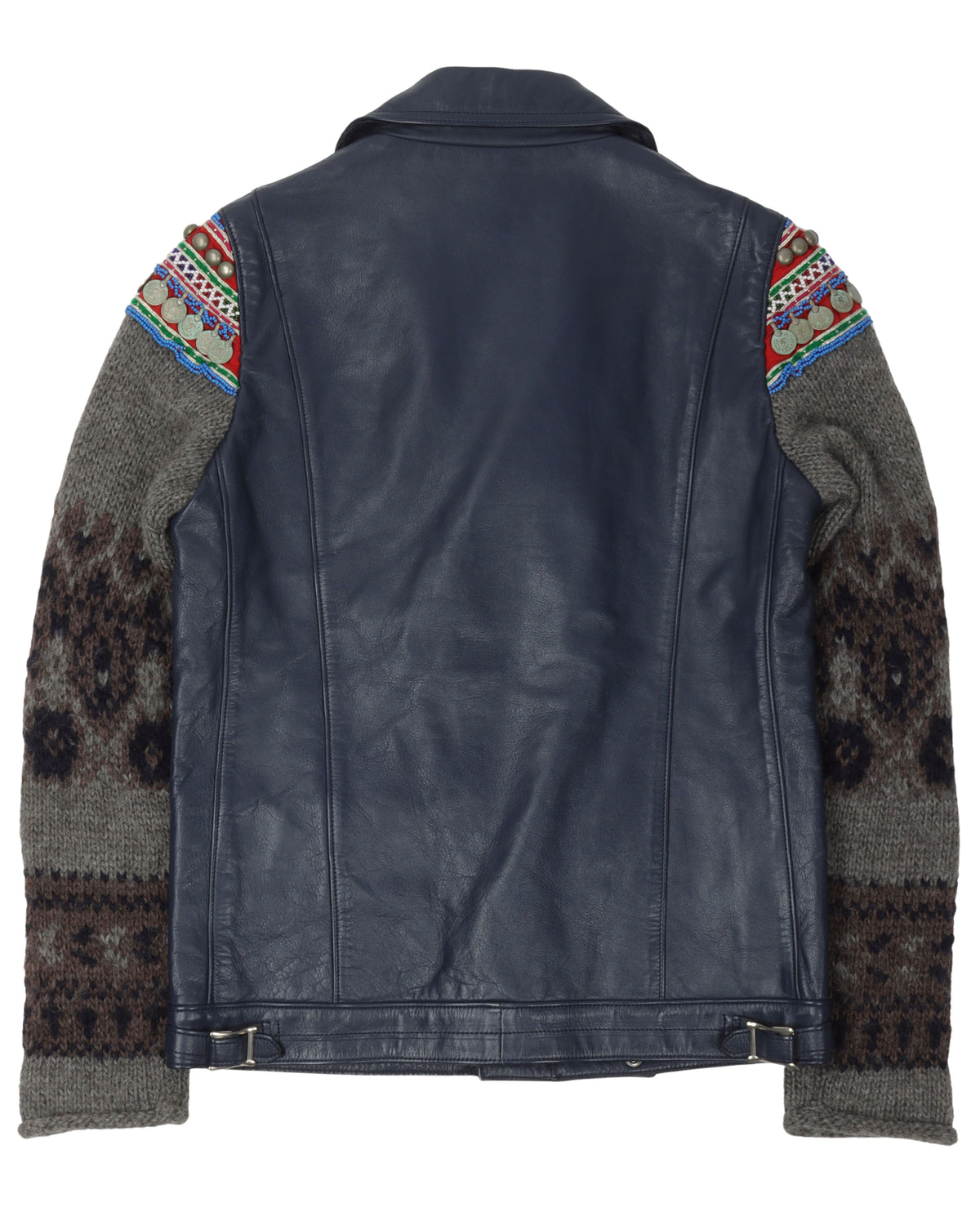 Leather Hybrid Jacket