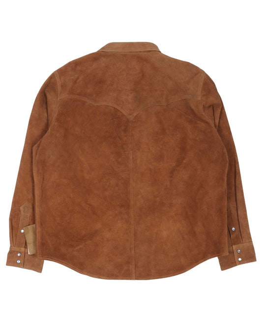 Brown Suede Shirt