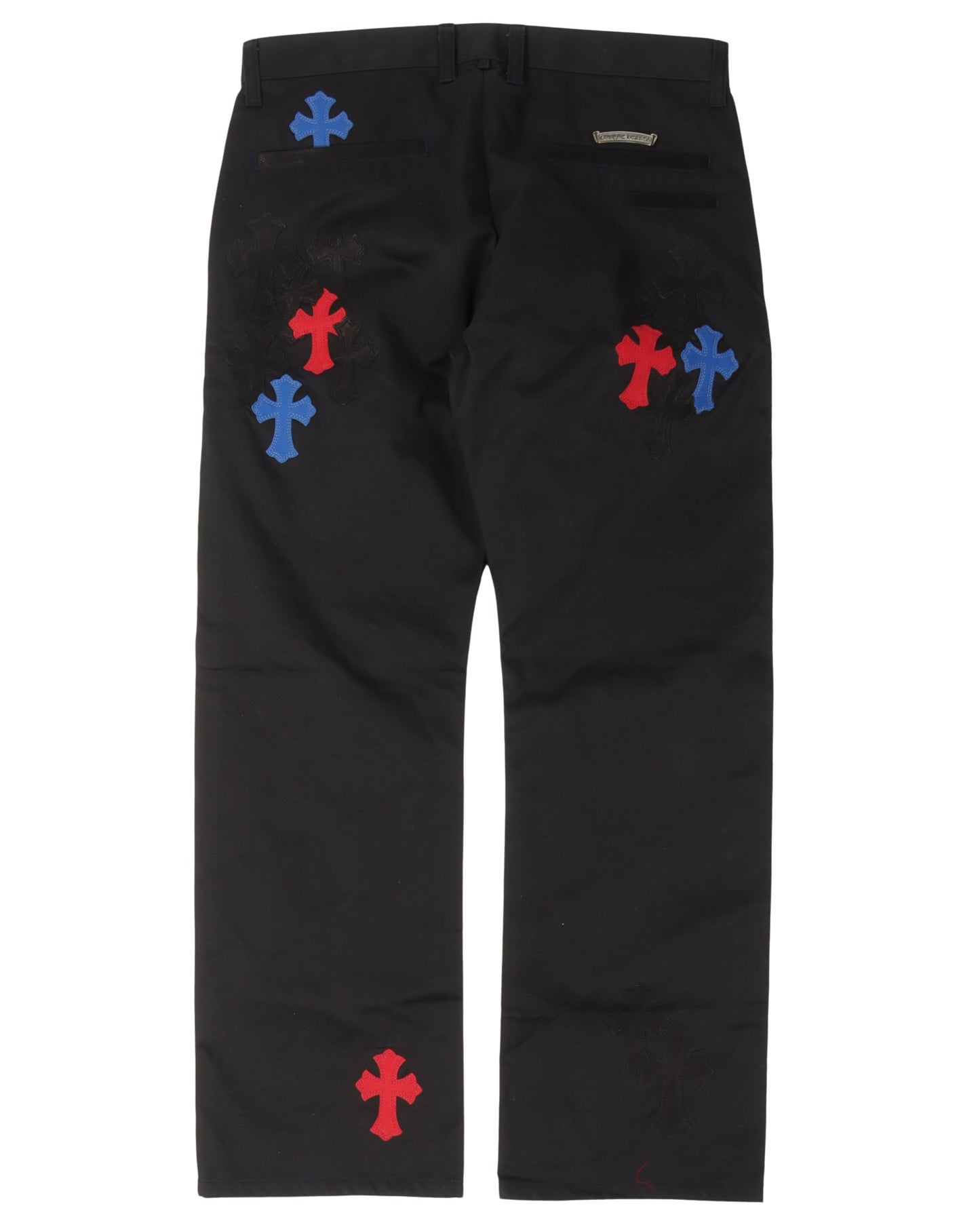 Multicolor Cross Patch Chino Pants
