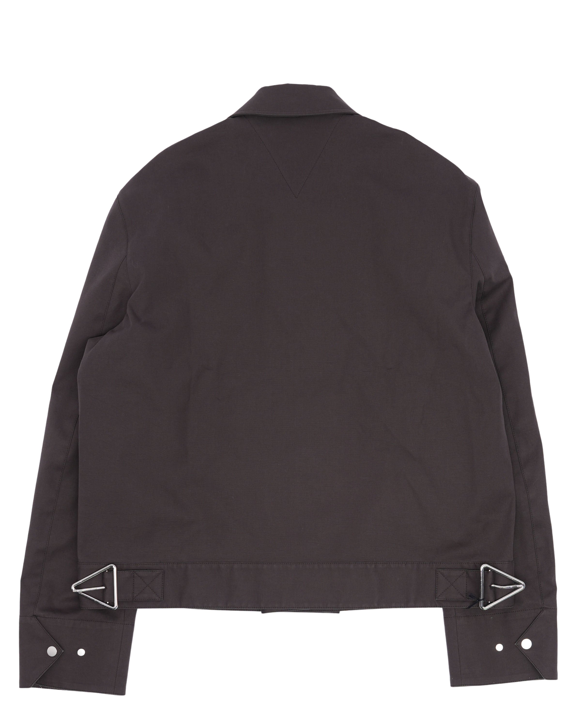 Concealed Zip Cotton Jacket