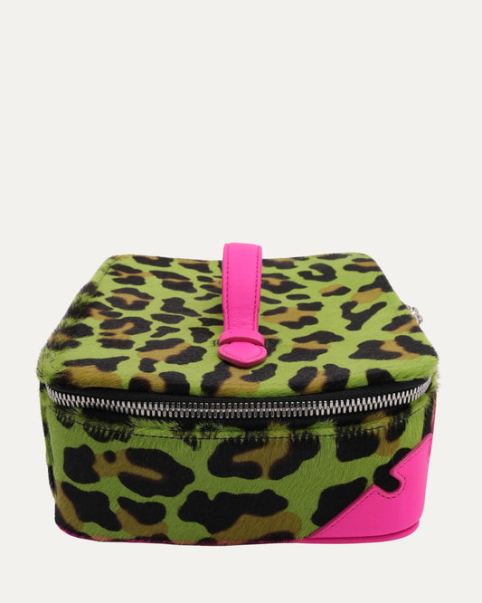 Leopard Pony Hair Jewelry Case