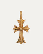 Gold Diamond Tiny Fat Pendant