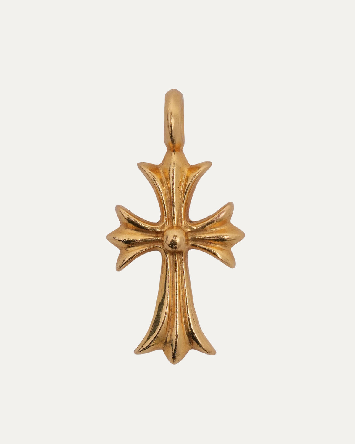 Gold Diamond Tiny Fat Pendant