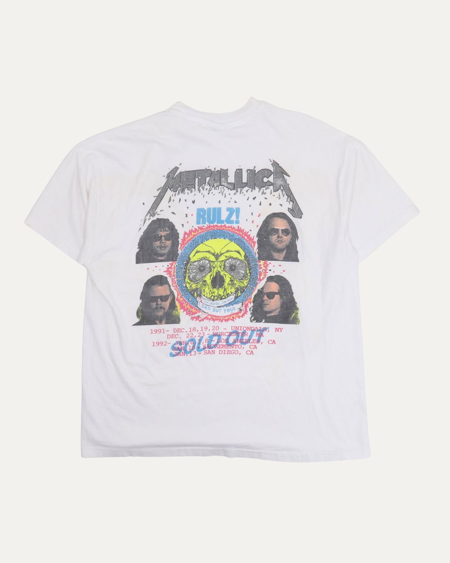 Metallica Rulz 1991-1992 T-Shirt