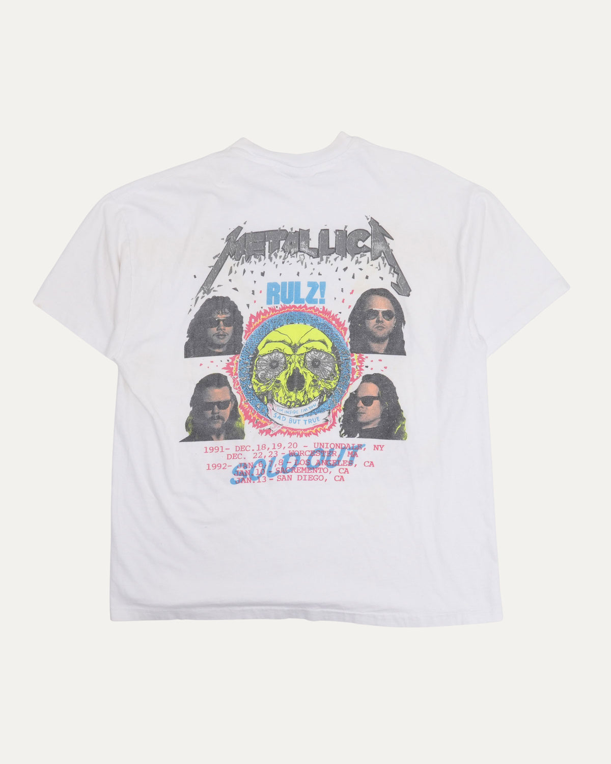 Metallica Rulz 1991-1992 T-Shirt
