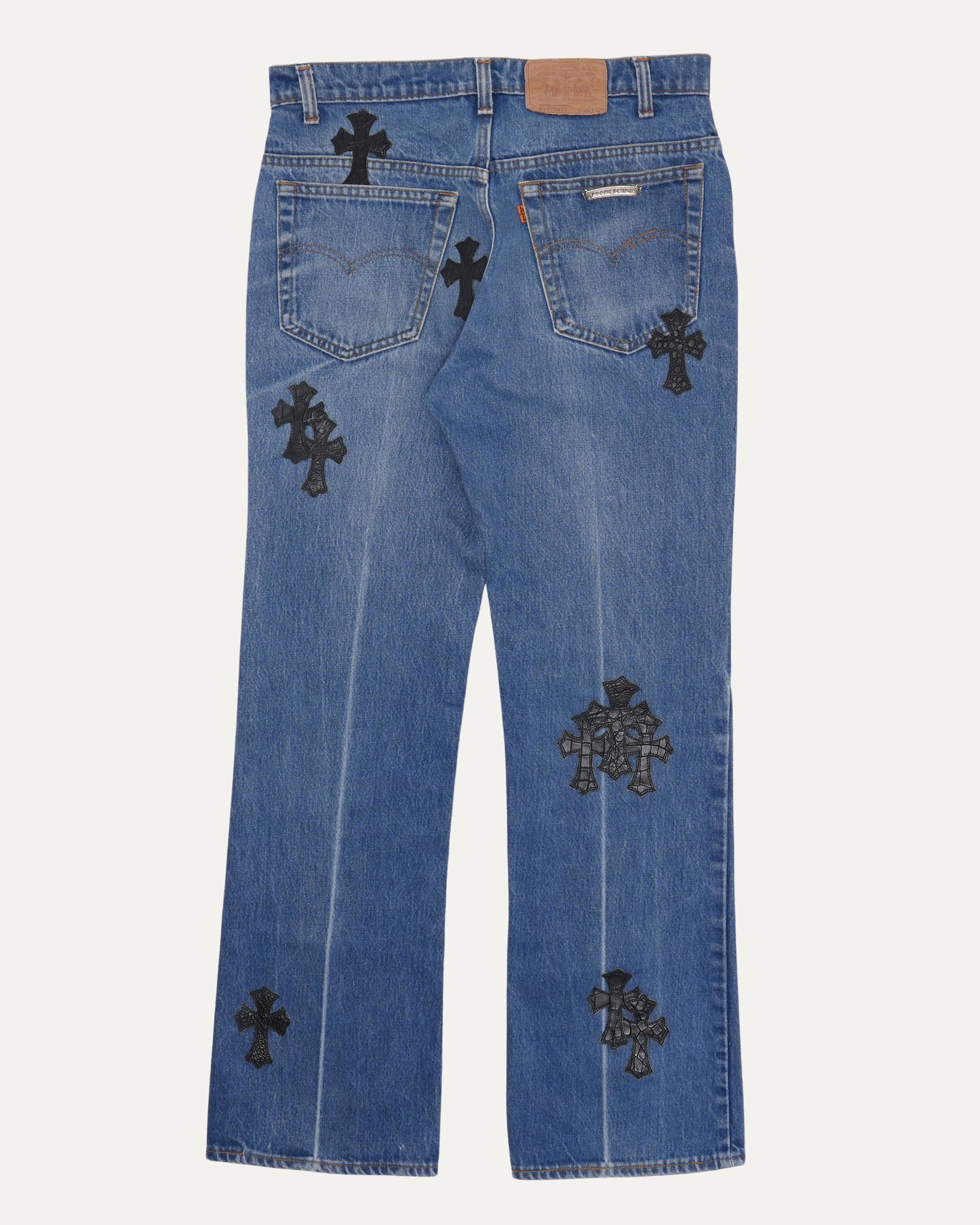 Levi's 517 Alligator Cross Patch Jeans