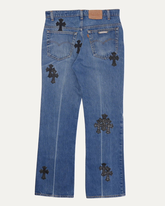 Levi's 517 Alligator Cross Patch Jeans